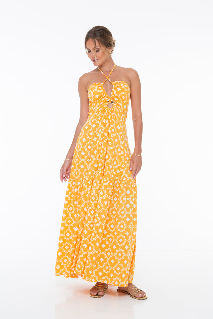 mosaic maxi dress MOSAIC Ankara MAXI Dress